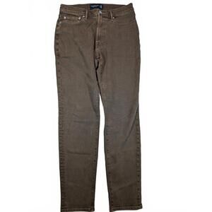 Abercrombie & Fitch Athletic Slim Brown Stretch Jeans Mens 30x32